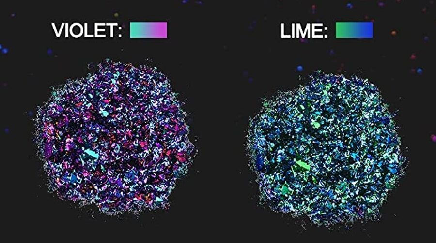 poudre caméléon et holographique